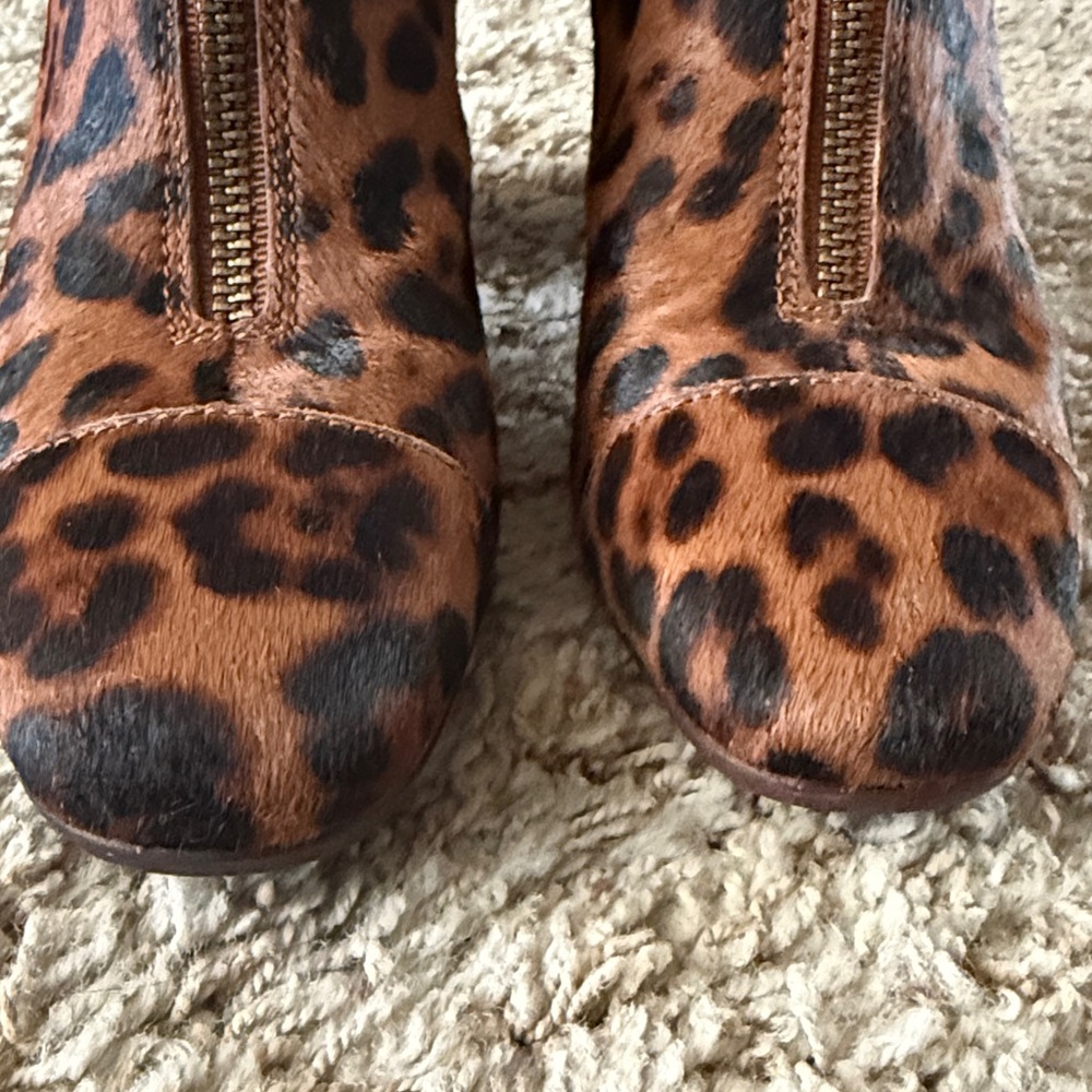 Madewell The Amalia Leopard Print Ankle Booties - Picture 14 of 16
